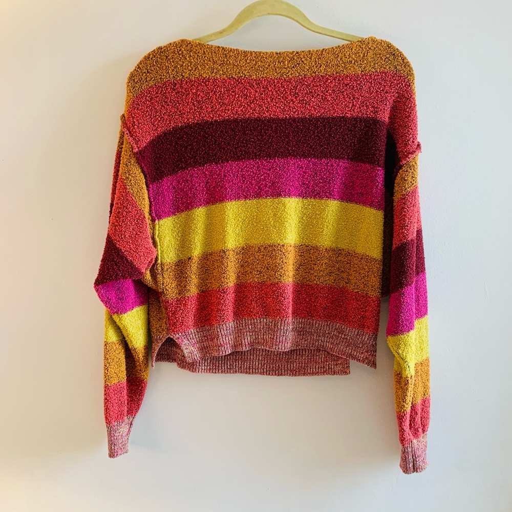 Free People Color Block Sweater - Picture 4 of 4